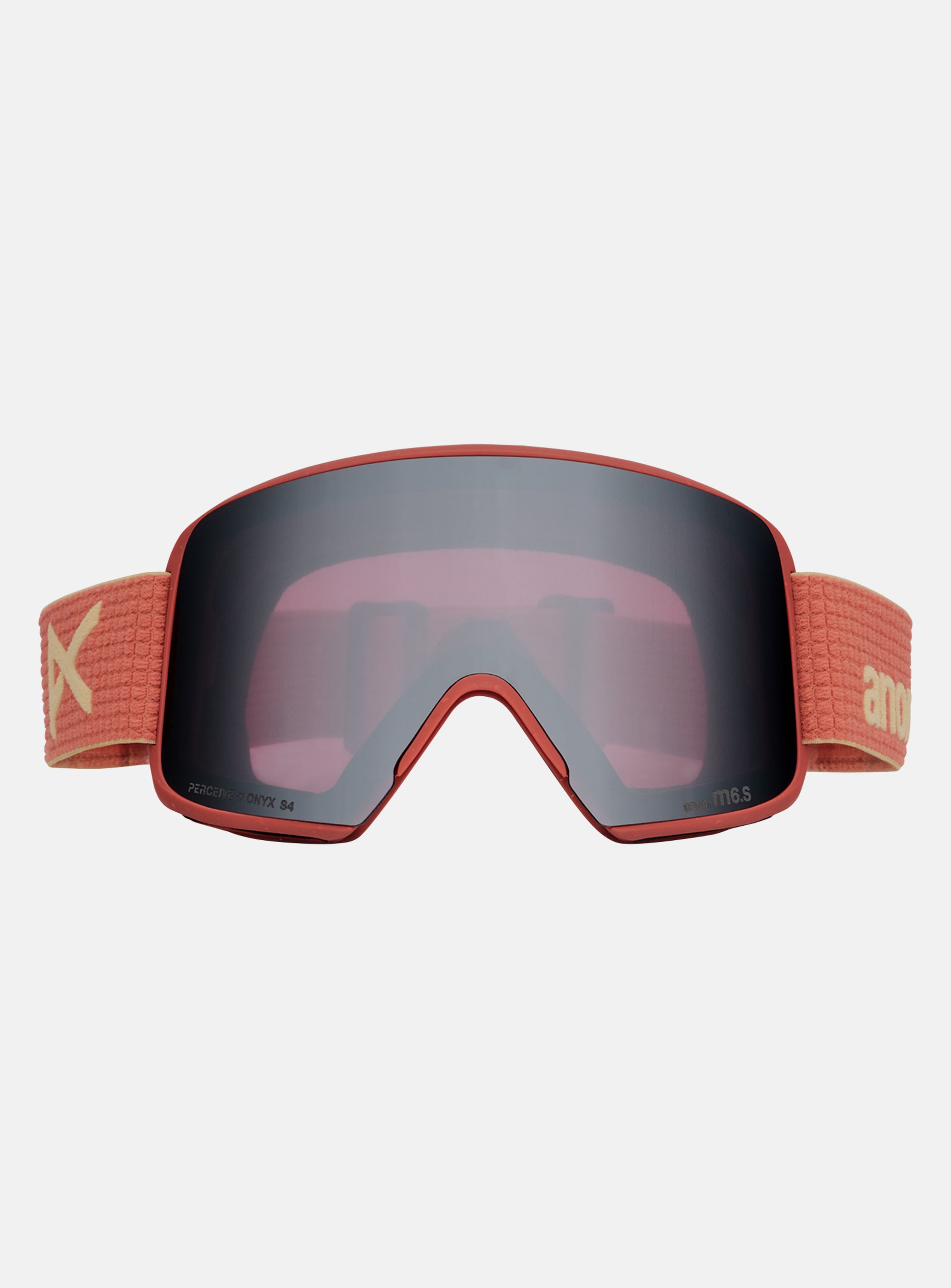 Anon M6S Goggles + Bonus Lens + MFI® Face Mask | Frame: Terracotta, Lens: Perceive Sunny Onyx (6% / S4), Spare Lens: Perceive Variable Violet (34% / S2)