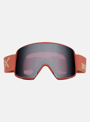 Anon M6S Goggles + Bonus Lens + MFI® Face Mask | Frame: Terracotta, Lens: Perceive Sunny Onyx (6% / S4), Spare Lens: Perceive Variable Violet (34% / S2)