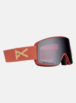Anon M6S Goggles + Bonus Lens + MFI® Face Mask | Frame: Terracotta, Lens: Perceive Sunny Onyx (6% / S4), Spare Lens: Perceive Variable Violet (34% / S2)