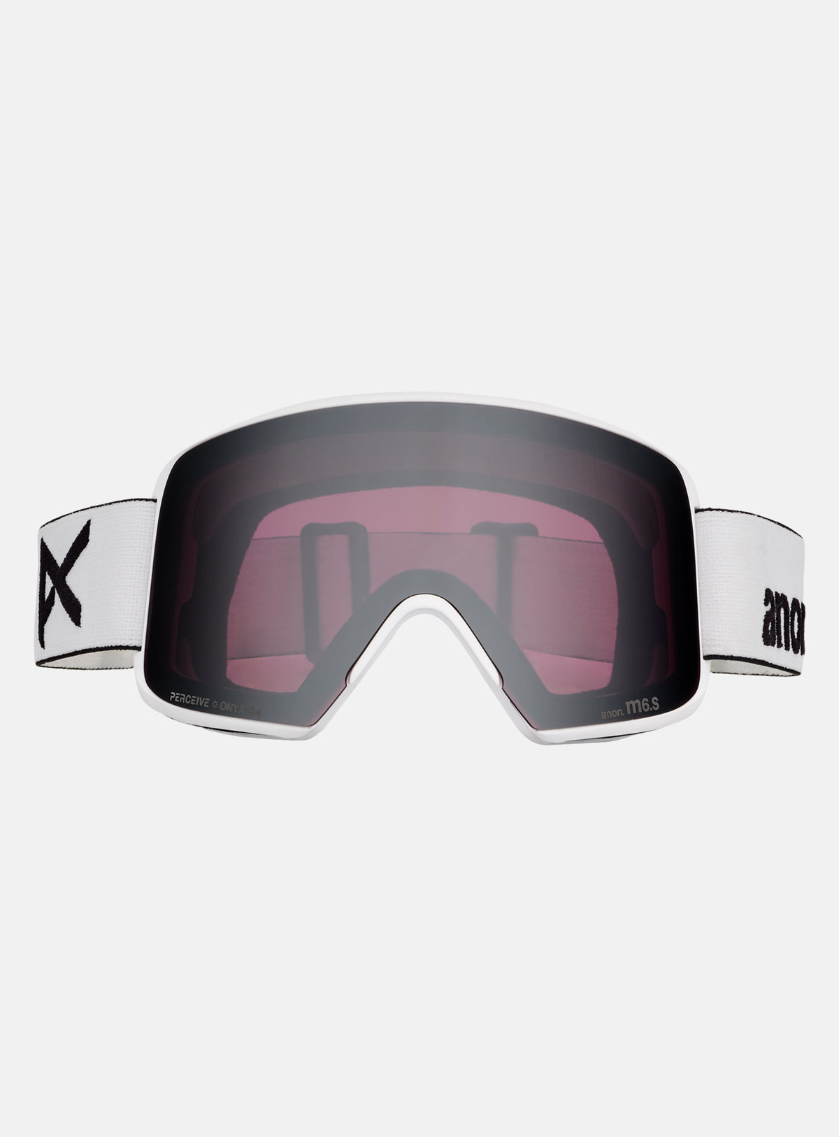 Anon M6S Goggles + Bonus Lens + MFI® Face Mask | Frame: White, Lens: Perceive Sunny Onyx