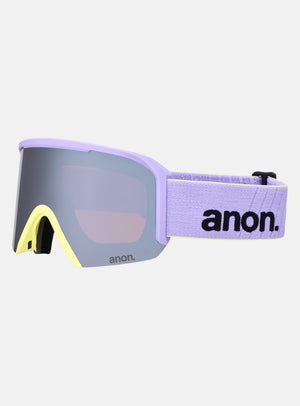 Anon Nesa S Goggles + Bonus Lens + MFI® Face Mask | Frame: Hyper Lilac, Lens: Perceive Sunny Onyx
