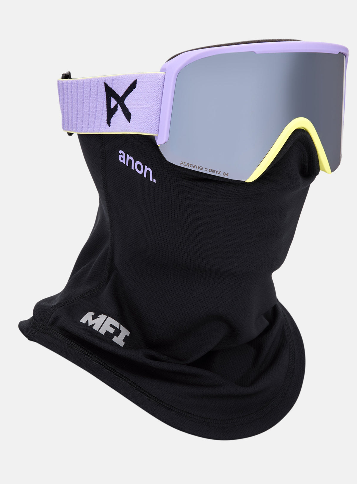 Anon Nesa S Goggles + Bonus Lens + MFI® Face Mask | Frame: Hyper Lilac, Lens: Perceive Sunny Onyx
