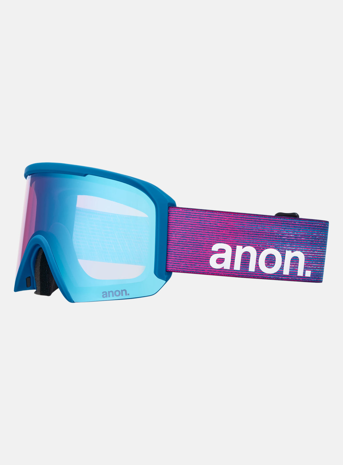 Anon Nesa S Goggles + Bonus Lens + MFI® Face Mask | Frame: Pink Denim, Lens: Perceive Variable Blue