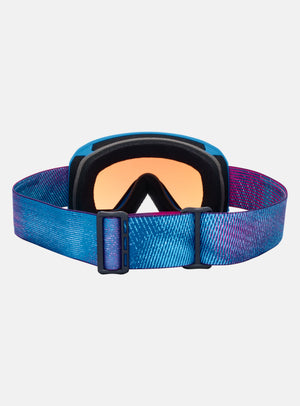 Anon Nesa S Goggles + Bonus Lens + MFI® Face Mask | Frame: Pink Denim, Lens: Perceive Variable Blue