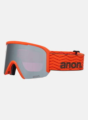 Anon Nesa S Goggles + Bonus Lens + MFI® Face Mask | Frame: Fiesta Red, Lens: Perceive Sunny Onyx