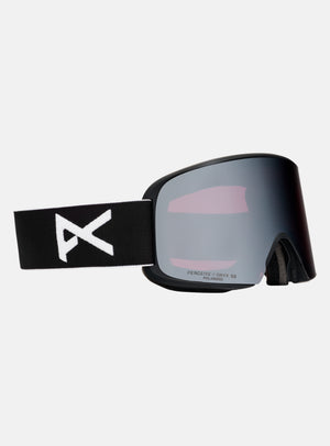 Masque Anon M6 + écran Perceive polarisé + masque facial MFI® | Monture : Noir, Écran : Onyx polarisé Perceive pour forte luminosité