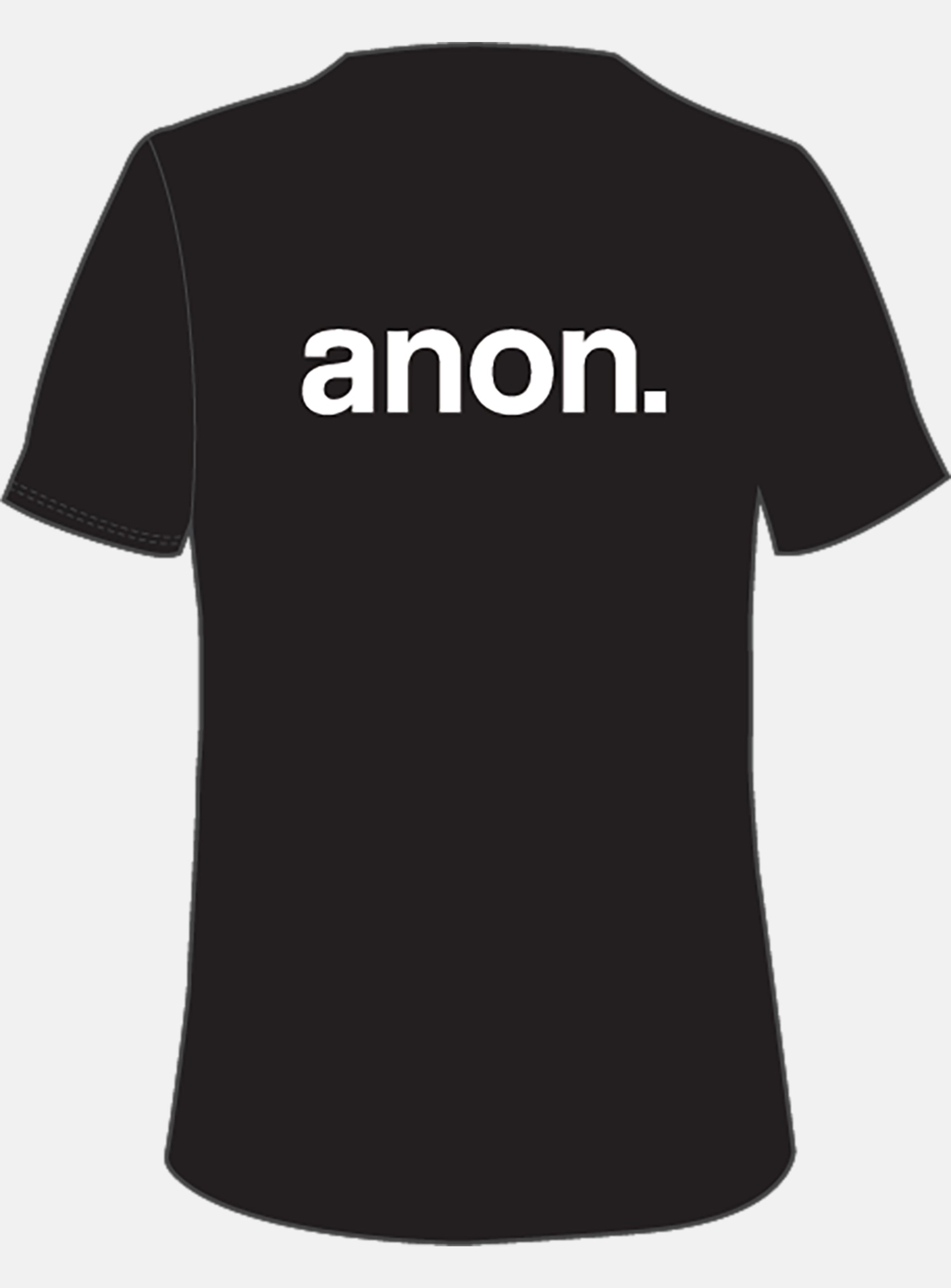 Anon Short Sleeve T-Shirt | True Black