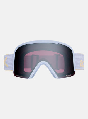 Anon Nesa Goggles + Bonus Lens + MFI® Face Mask | Frame: Airstream Blue, Lens: Perceive Sunny Onyx (6% / S4), Spare Lens: Perceive Variable Violet (34% / S2)