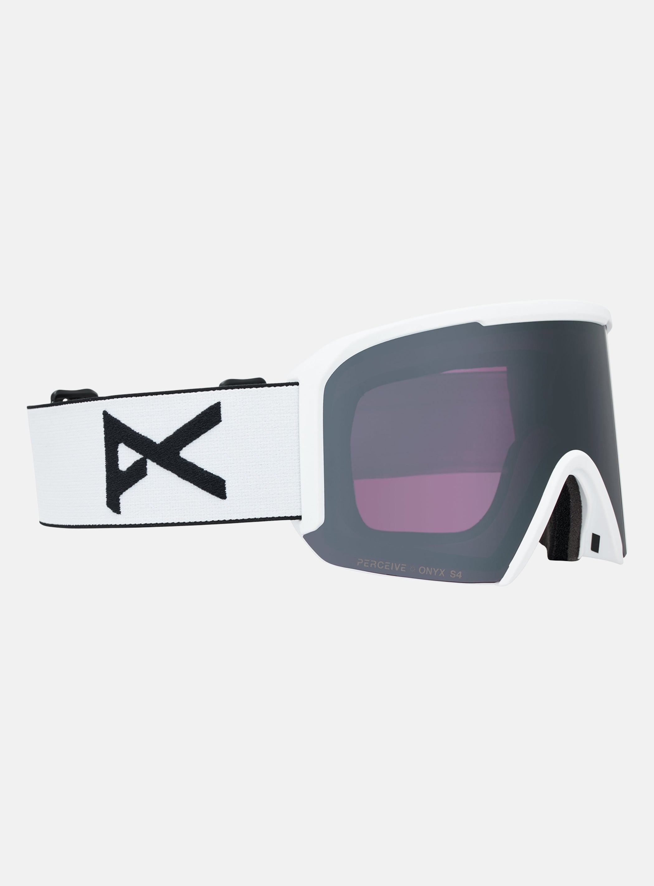 Anon Nesa Goggles + Bonus Lens + MFI® Face Mask | Frame: White, Lens: Perceive Sunny Onyx