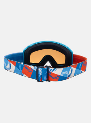 Anon Tracker 2.0 Goggles + MFI® Face Mask | Frame: Patchwork, Lens: Silver Amber