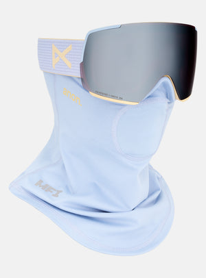 Anon M5 Goggles + Bonus Lens + MFI® Face Mask | Frame: Airstream Blue, Lens: Perceive Sunny Onyx (6% / S4), Spare Lens: Perceive Variable Violet (34% / S2)