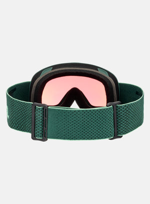 Anon M6 Goggles + Bonus Lens + MFI® Face Mask | Frame: Brunswick Green, Lens: Perceive Variable Green (22% / S2), Spare Lens: Perceive Cloudy Pink (53% / S1)