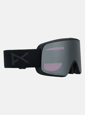 Anon M6S Goggles + Bonus Lens + MFI® Face Mask | Frame: Smoke, Lens: Perceive Sunny Onyx