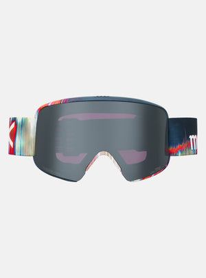 Anon M6 Goggles + Bonus Lens + MFI® Face Mask | Frame: Glitch Lines, Lens: Perceive Sunny Onyx