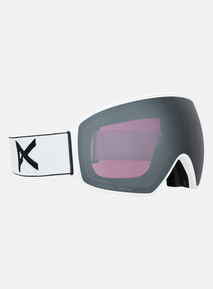 Anon M4 Goggles (Toric) + Bonus Perceive Lens + MFI® Face Mask | Frame: White, Lens: Perceive Sunny Onyx