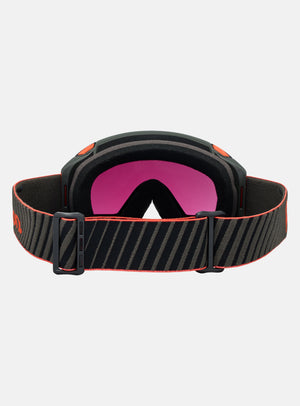 Anon M4S Goggles (Cylindrical) + Bonus Lens + MFI® Face Mask | Frame: Fiesta Red, Lens: Perceive Sunny Onyx