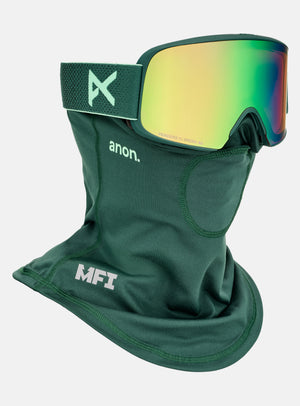 Anon M6 Goggles + Bonus Lens + MFI® Face Mask | Frame: Brunswick Green, Lens: Perceive Variable Green (22% / S2), Spare Lens: Perceive Cloudy Pink (53% / S1)