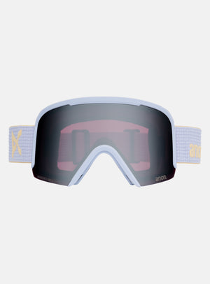 Anon Nesa S Goggles + Bonus Lens + MFI® Face Mask | Frame: Airstream Blue, Lens: Perceive Sunny Onyx (6% / S4), Spare Lens: Perceive Variable Violet (34% / S2)