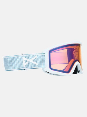 Anon Tracker 2.0 Goggles + MFI® Face Mask | Frame: Mountain Party, Lens: Blue Amber