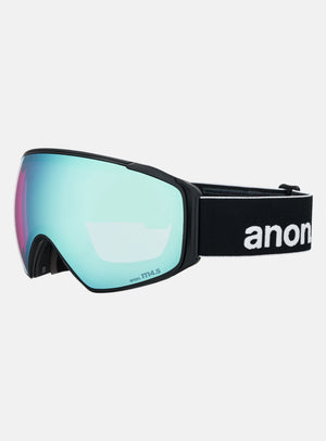 Anon M4S Goggles (Toric) + Bonus Lens + MFI® Face Mask | Frame: Black, Lens: Perceive Variable Blue