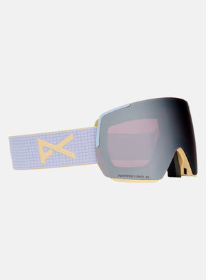 Anon M5S Goggles + Bonus Lens + MFI® Face Mask | Frame: Airstream Blue, Lens: Perceive Sunny Onyx (6% / S4), Spare Lens: Perceive Variable Violet (34% / S2)