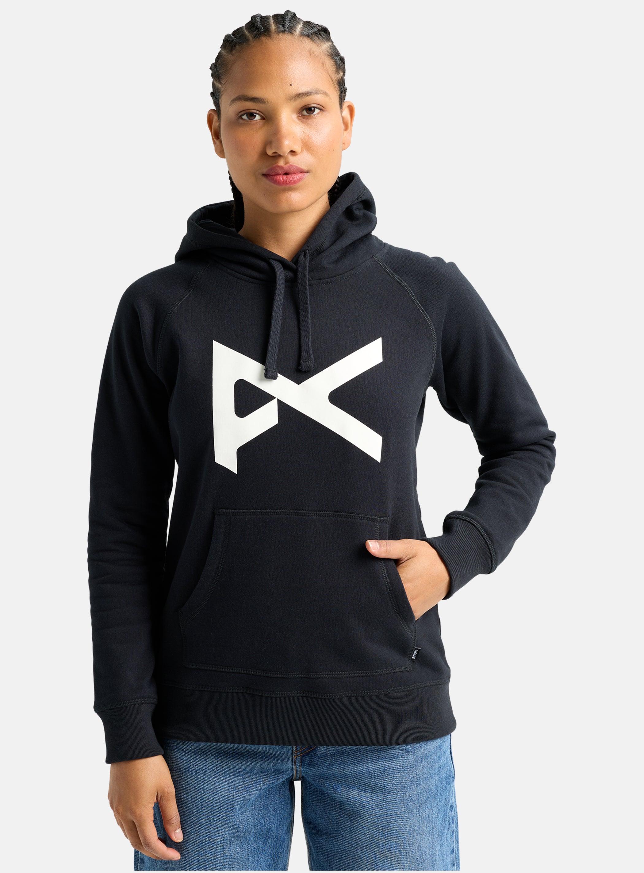 Women's Anon Pullover Hoodie | True Black