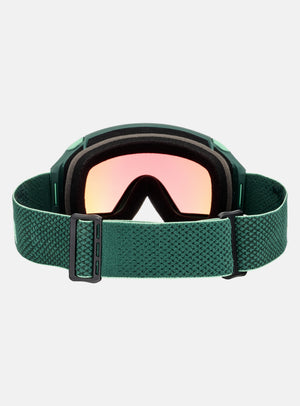Anon M4 Goggles (Toric) + Bonus Lens + MFI® Face Mask | Frame: Brunswick Green, Lens: Perceive Variable Green (22% / S2), Spare Lens: Perceive Cloudy Pink (53% / S1)