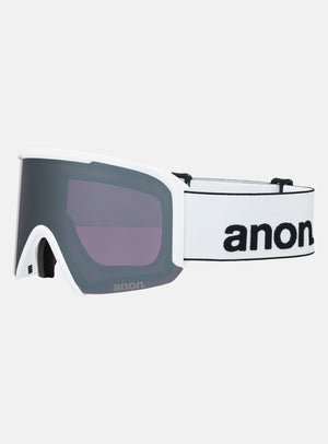 Anon Nesa Goggles + Bonus Lens + MFI® Face Mask | Frame: White, Lens: Perceive Sunny Onyx