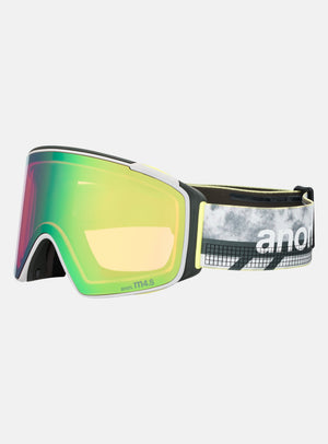 Anon M4S Goggles (Cylindrical) + Bonus Lens + MFI® Face Mask | Frame: Tilt Shift, Lens: Perceive Variable Green