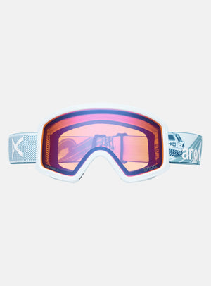 Anon Tracker 2.0 Goggles + MFI® Face Mask | Frame: Mountain Party, Lens: Blue Amber