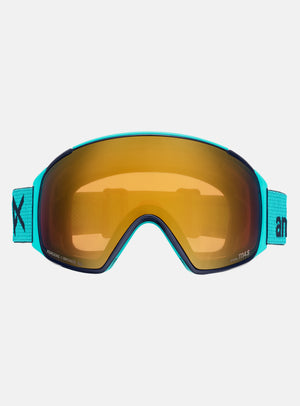 Anon M4S Goggles (Toric) + Bonus Lens + MFI® Face Mask | Frame: Marine, Lens: Perceive Sunny Bronze (17% / S3), Spare Lens: Perceive Cloudy Burst (59% / S1)