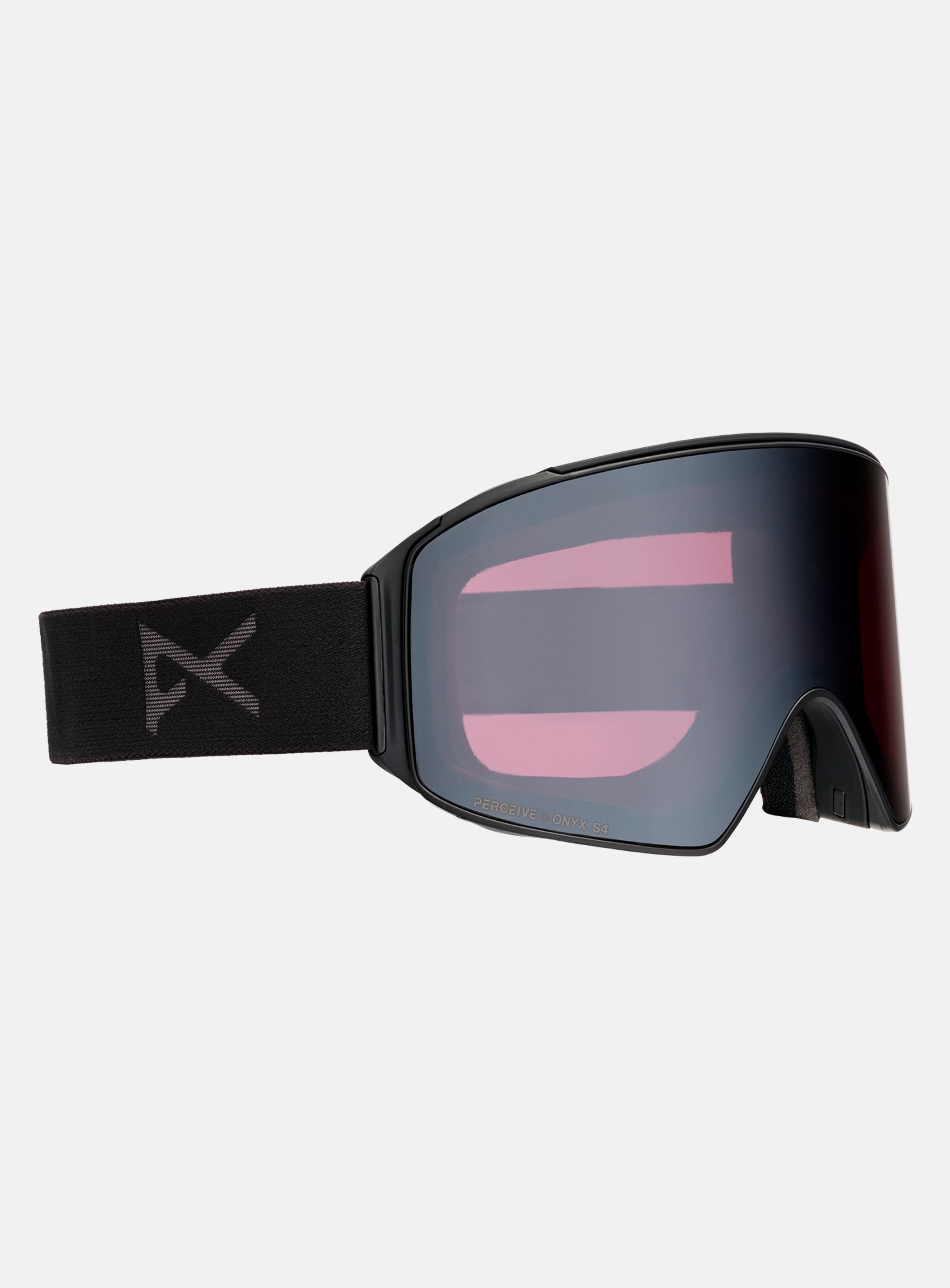 Anon M4 Goggles (Cylindrical) + Bonus Lens + MFI® Face Mask | Frame: Smoke, Lens: Perceive Sunny Onyx (6% / S4), Spare Lens: Perceive Variable Violet (34% / S2)