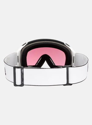 Anon M4 Goggles (Toric) + Bonus Lens + MFI® Face Mask | Frame: White, Lens: Perceive Sunny Onyx (6% / S4), Spare Lens: Perceive Variable Violet (34% / S2)