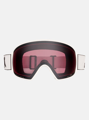 Anon M4 Goggles (Toric) + Bonus Lens + MFI® Face Mask | Frame: White, Lens: Perceive Sunny Onyx (6% / S4), Spare Lens: Perceive Variable Violet (34% / S2)