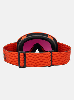 Anon M6 Goggles + Bonus Lens + MFI® Face Mask | Frame: Fiesta Red, Lens: Perceive Sunny Onyx