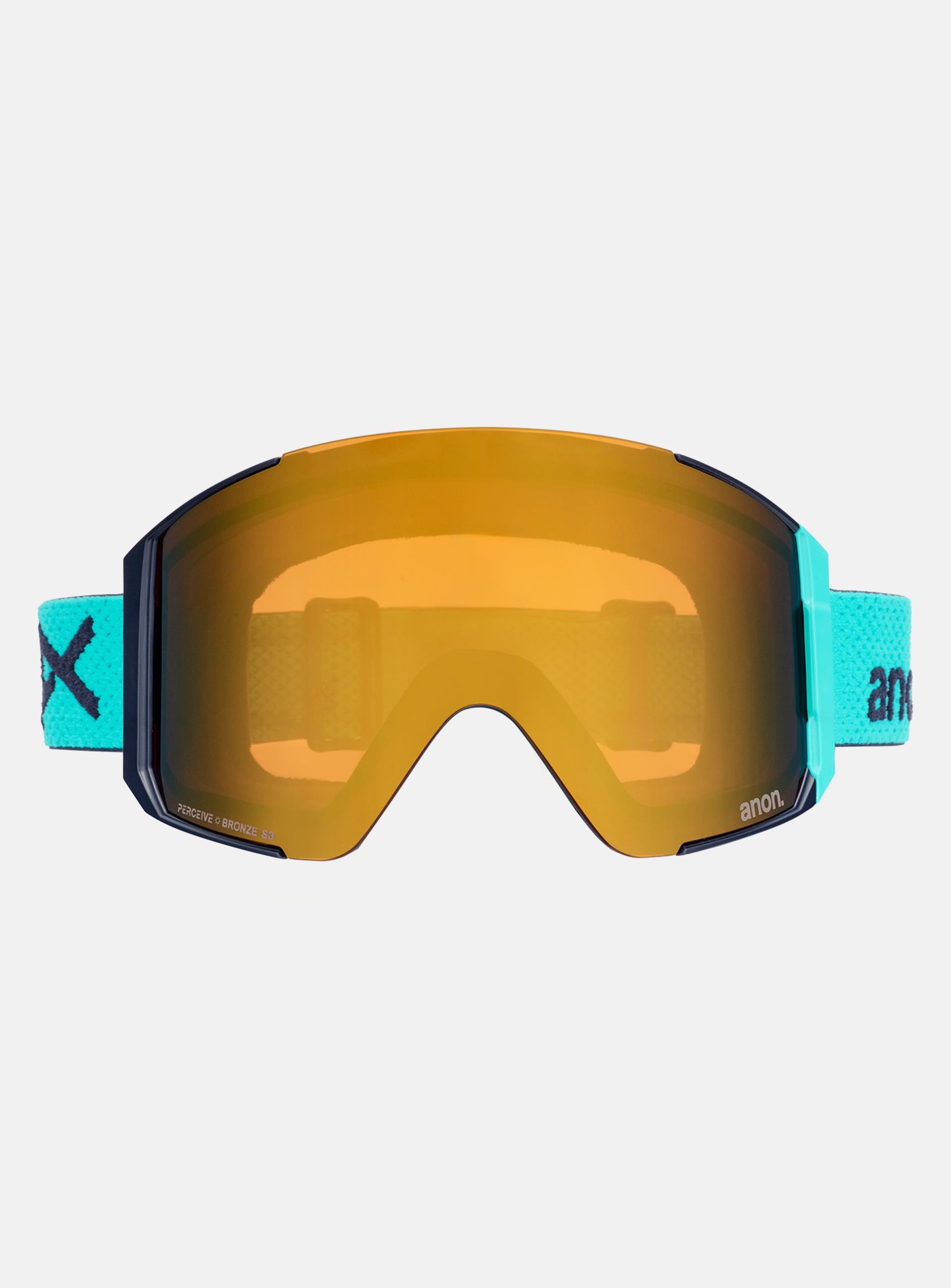 Anon Sync Goggles + Bonus Lens + MFI® Face Mask | Frame: Marine, Lens: Perceive Sunny Bronze (17% / S3), Spare Lens: Perceive Cloudy Burst (59% / S1)