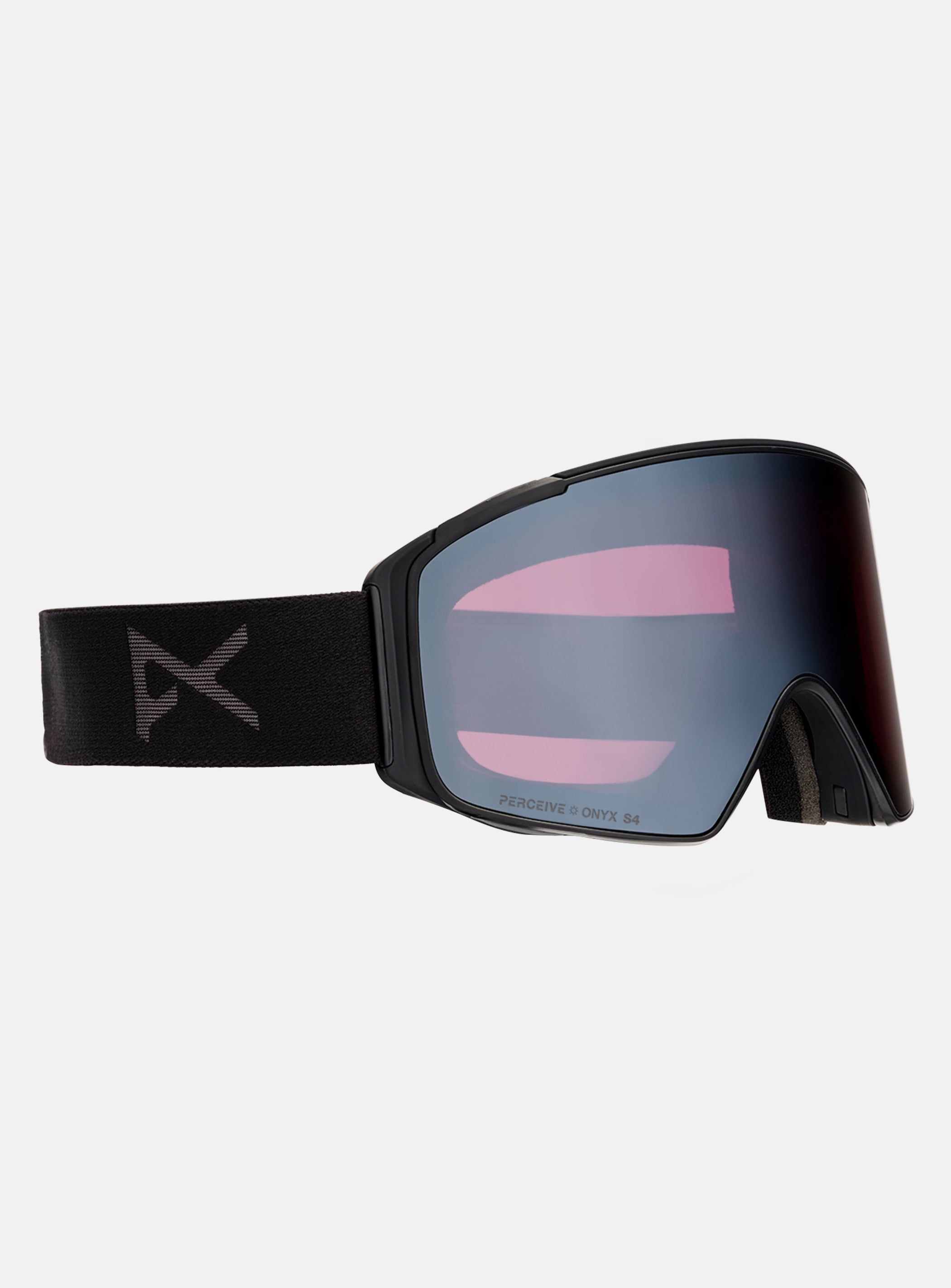 Anon M4S Goggles (Cylindrical) + Bonus Lens + MFI® Face Mask | Frame: Smoke, Lens: Perceive Sunny Onyx (6% / S4), Spare Lens: Perceive Variable Violet (34% / S2)