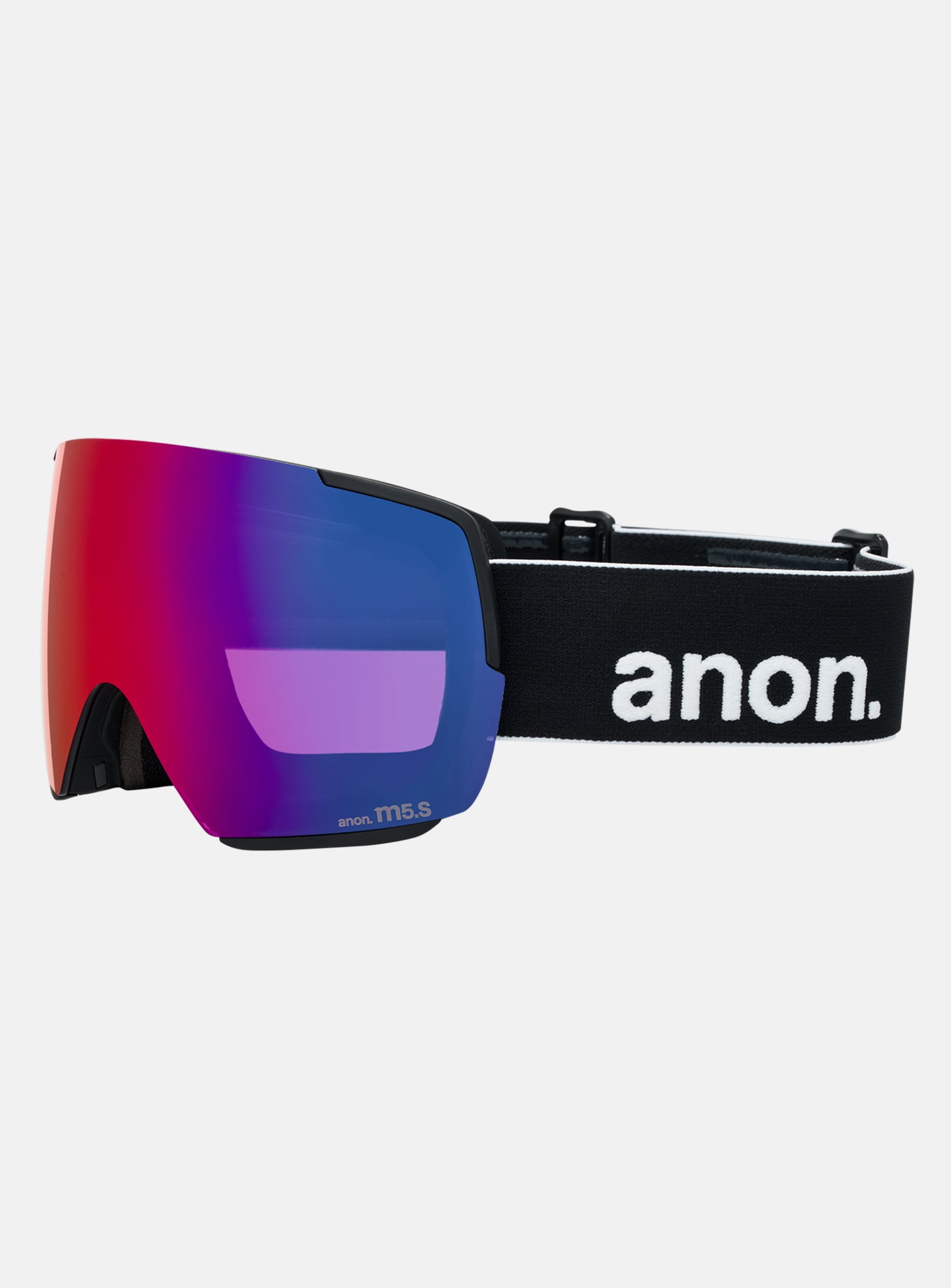 Anon M5S Goggles + Bonus Lens + MFI® Face Mask | Frame: Black, Lens: Perceive Sunny Red