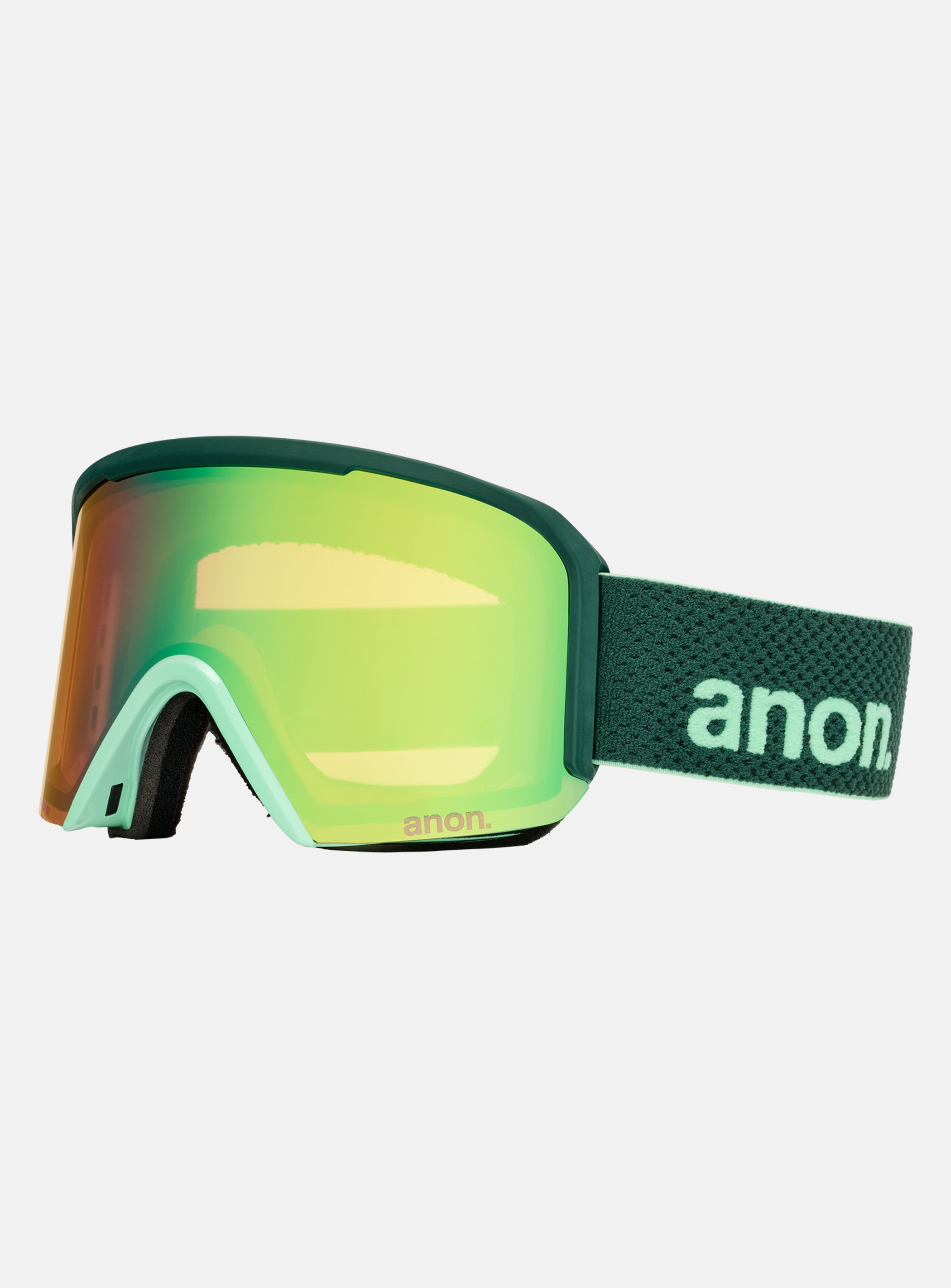 Anon Nesa Goggles + Bonus Lens + MFI® Face Mask | Frame: Brunswick Green, Lens: Perceive Variable Green (22% / S2), Spare Lens: Perceive Cloudy Pink (53% / S1)