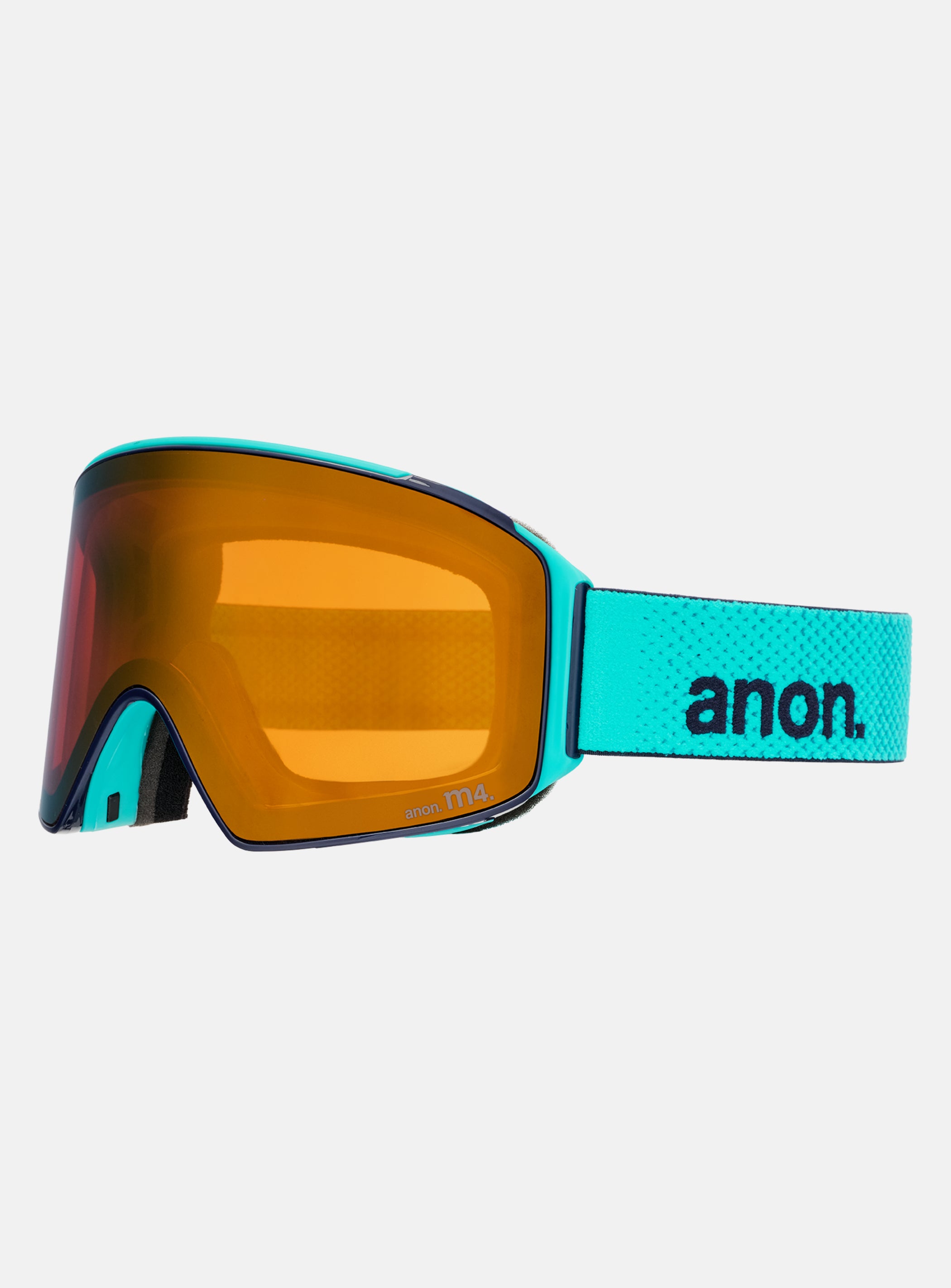 Anon M4 Goggles (Cylindrical) + Bonus Lens + MFI® Face Mask | Frame: Marine, Lens: Perceive Sunny Bronze (17% / S3), Spare Lens: Perceive Cloudy Burst (59% / S1)
