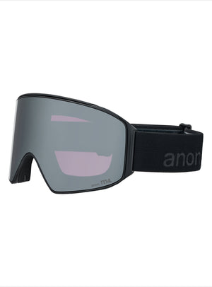 Anon M4 Goggles (Cylindrical) + Bonus Lens + MFI® Face Mask | Frame: Smoke, Lens: Perceive Sunny Onyx