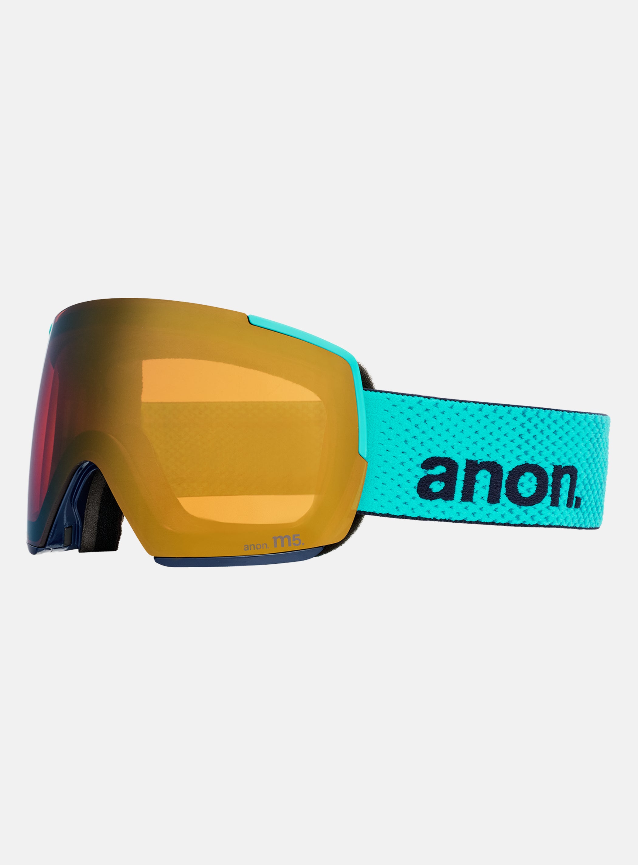 Anon M5 Goggles + Bonus Lens + MFI® Face Mask | Frame: Marine, Lens: Perceive Sunny Bronze (17% / S3), Spare Lens: Perceive Cloudy Burst (59% / S1)
