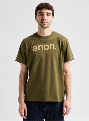 Anon Short Sleeve T-Shirt | Dried Moss