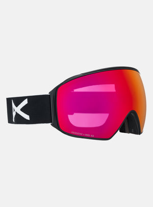 Anon M4 Goggles (Toric) + Bonus Perceive Lens + MFI® Face Mask | Frame: Black, Lens: Perceive Sunny Red
