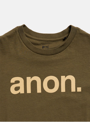 Anon Short Sleeve T-Shirt | Dried Moss