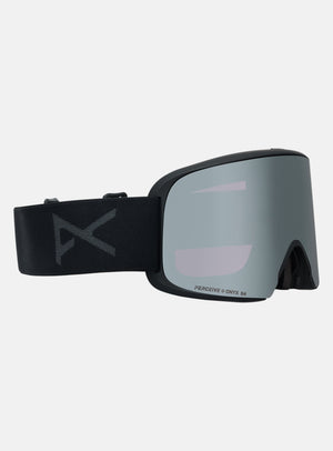 Anon M6 Goggles + Bonus Lens + MFI® Face Mask | Frame: Smoke, Lens: Perceive Sunny Onyx