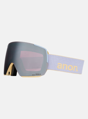 Anon M5S Goggles + Bonus Lens + MFI® Face Mask | Frame: Airstream Blue, Lens: Perceive Sunny Onyx (6% / S4), Spare Lens: Perceive Variable Violet (34% / S2)
