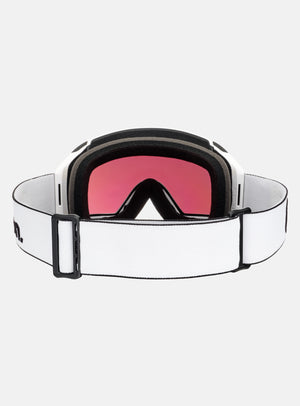 Anon M4 Goggles (Cylindrical) + Bonus Lens + MFI® Face Mask | Frame: White, Lens: Perceive Sunny Onyx (6% / S4), Spare Lens: Perceive Variable Violet (34% / S2)