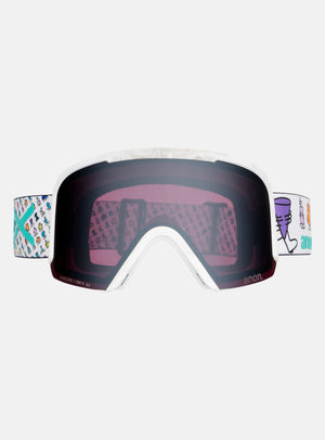 Anon Nesa S Goggles + Bonus Lens + MFI® Face Mask | Frame: LB Encounters, Lens: Perceive Sunny Onyx (6% / S4), Spare Lens: Perceive Variable Violet (34% / S2)