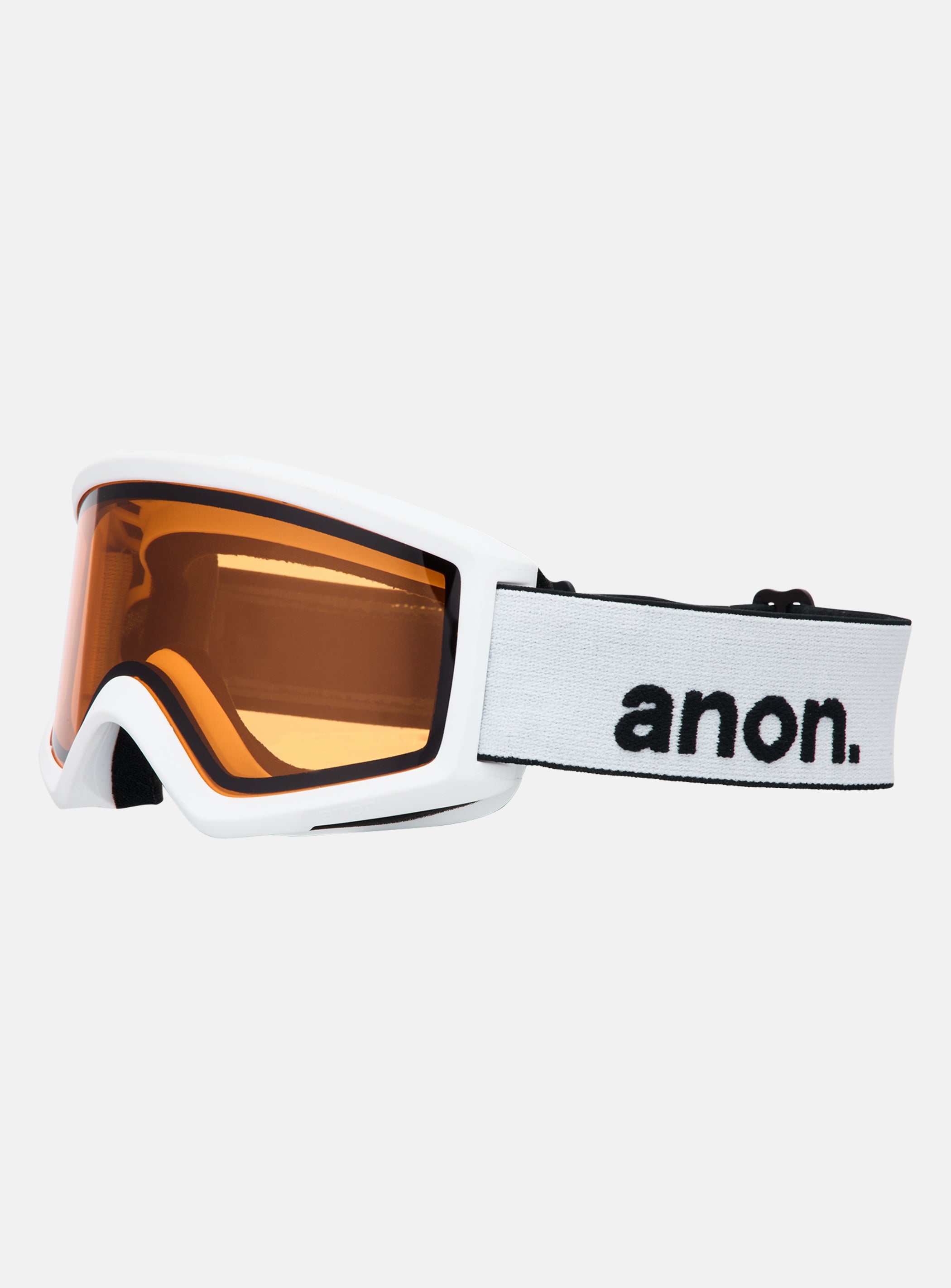 Anon Helix 2.0 Goggles (Non-Mirror) | Frame: White, Lens: Amber